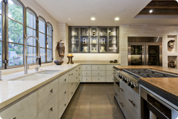 Private Residence Monte Sereno - Kitchen Cabinets