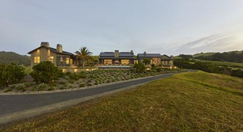 Vita Pehar Lighting Design, Napa Carneros Residence Rebuild after fires Architectural Digest oct 2017